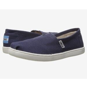 Youth Toms Blue Alpargata Slip On Shoes 2 US